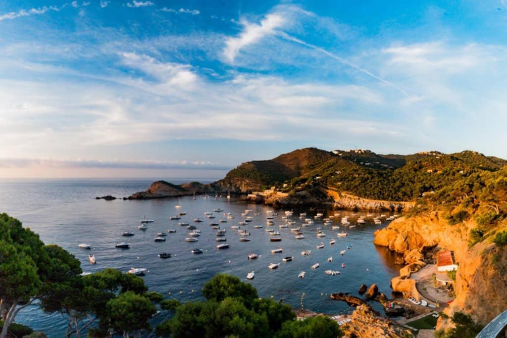 Precioso Apartmento Sobre El Mar, Cap Sa Sal, Begur, Girona Kültér fotó
