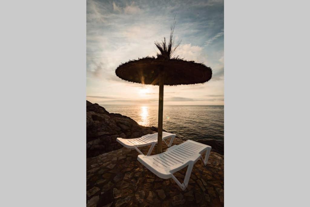 Precioso Apartmento Sobre El Mar, Cap Sa Sal, Begur, Girona Kültér fotó
