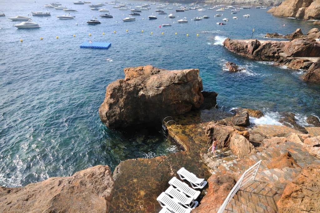 Precioso Apartmento Sobre El Mar, Cap Sa Sal, Begur, Girona Kültér fotó