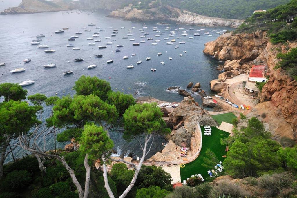 Precioso Apartmento Sobre El Mar, Cap Sa Sal, Begur, Girona Kültér fotó