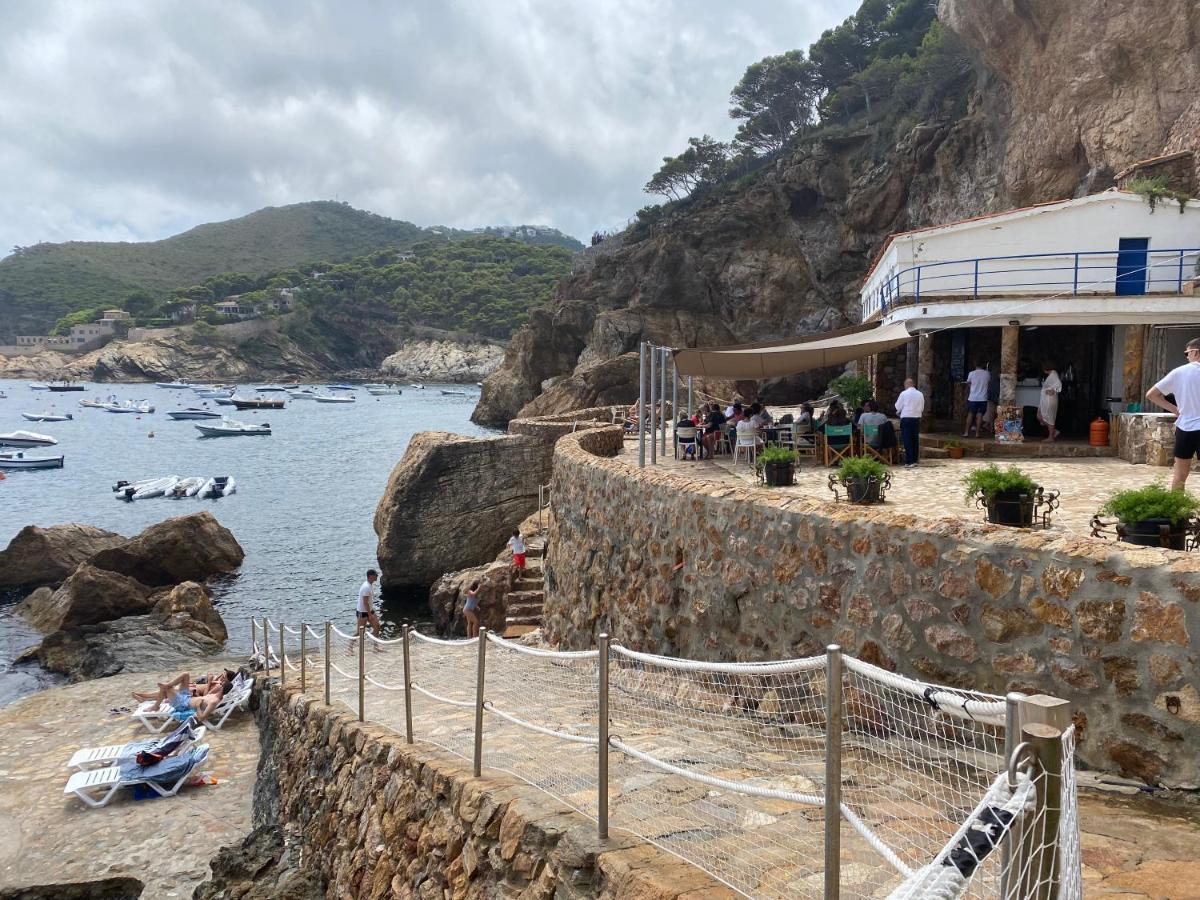 Precioso Apartmento Sobre El Mar, Cap Sa Sal, Begur, Girona Kültér fotó