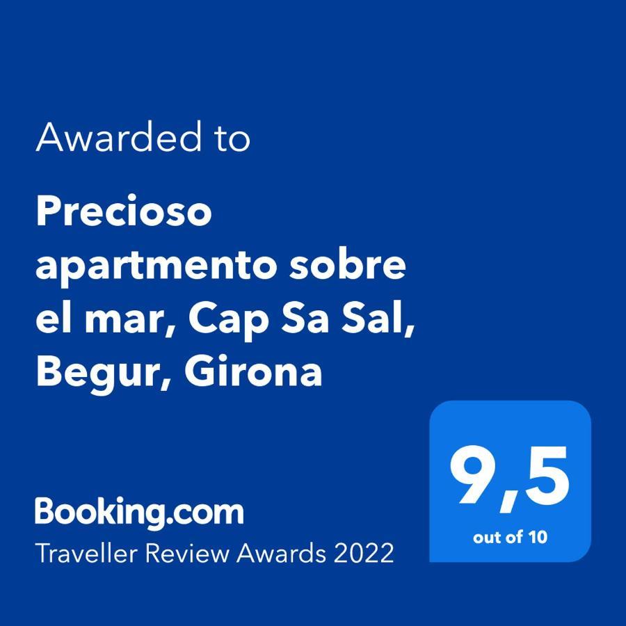 Precioso Apartmento Sobre El Mar, Cap Sa Sal, Begur, Girona Kültér fotó